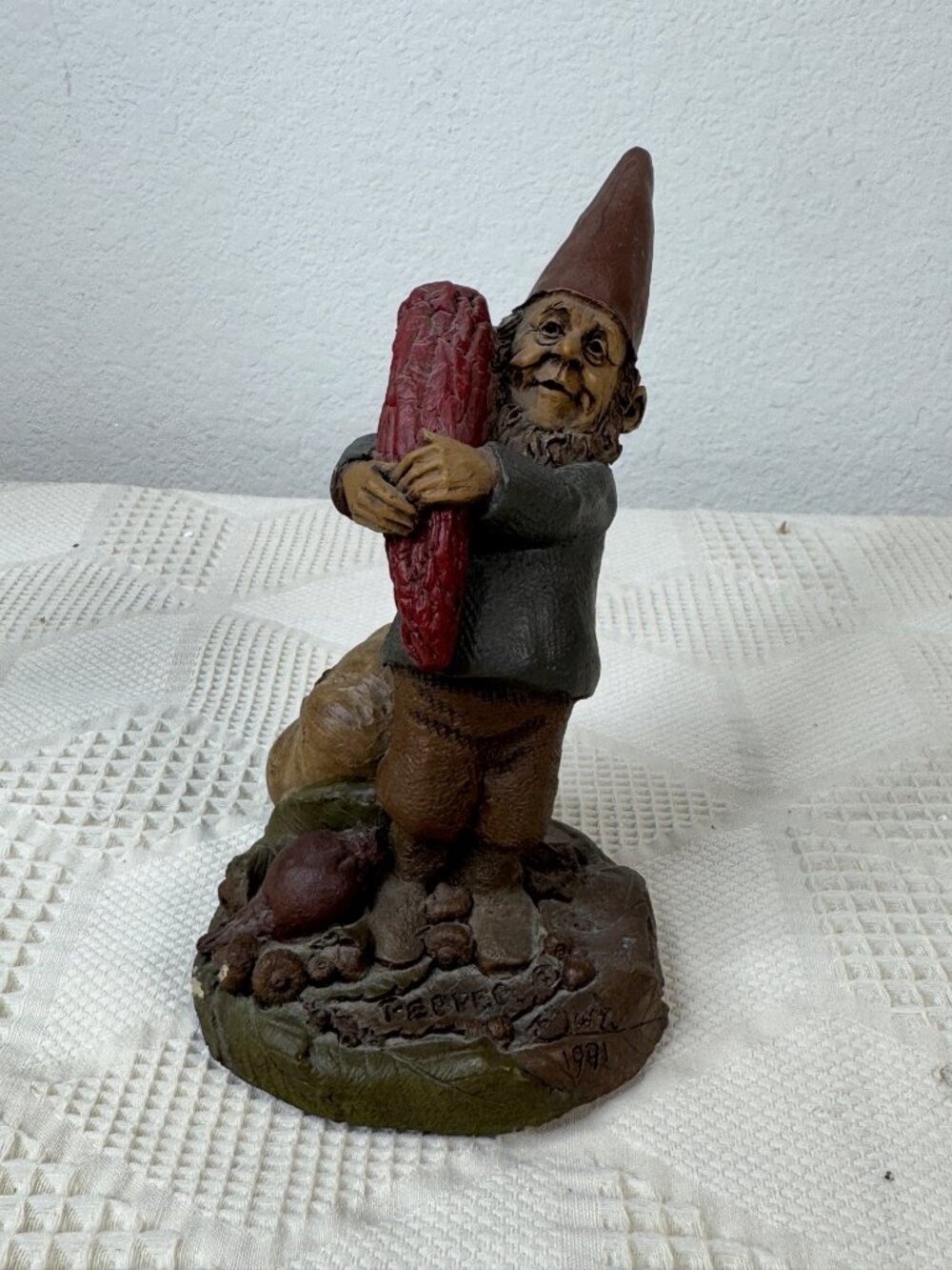 Tom Clark Pepper Gnome Figurine 5160 Vintage Cairn Studio Signed Collectible